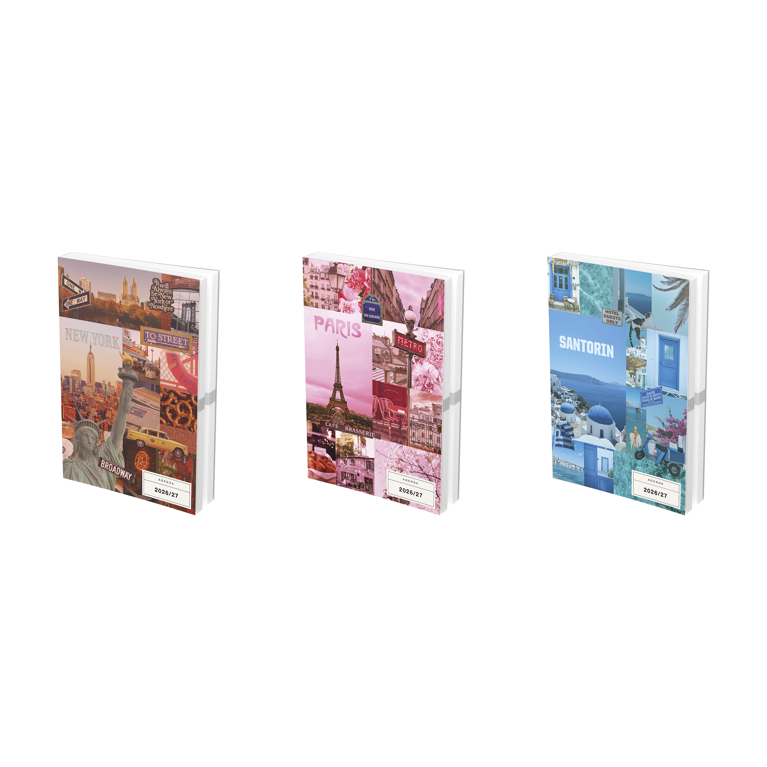Agenda Pays 12x17 1JP 288PGS 26-27 Assorted Ref 0899