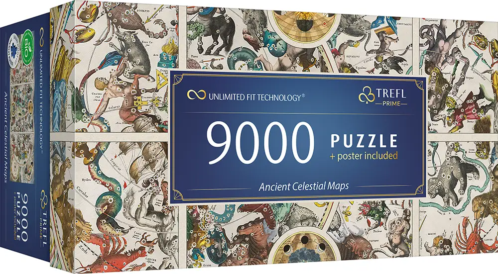 Puzzles 9000 UFT Ancient Celestial Maps Trefl 81031
