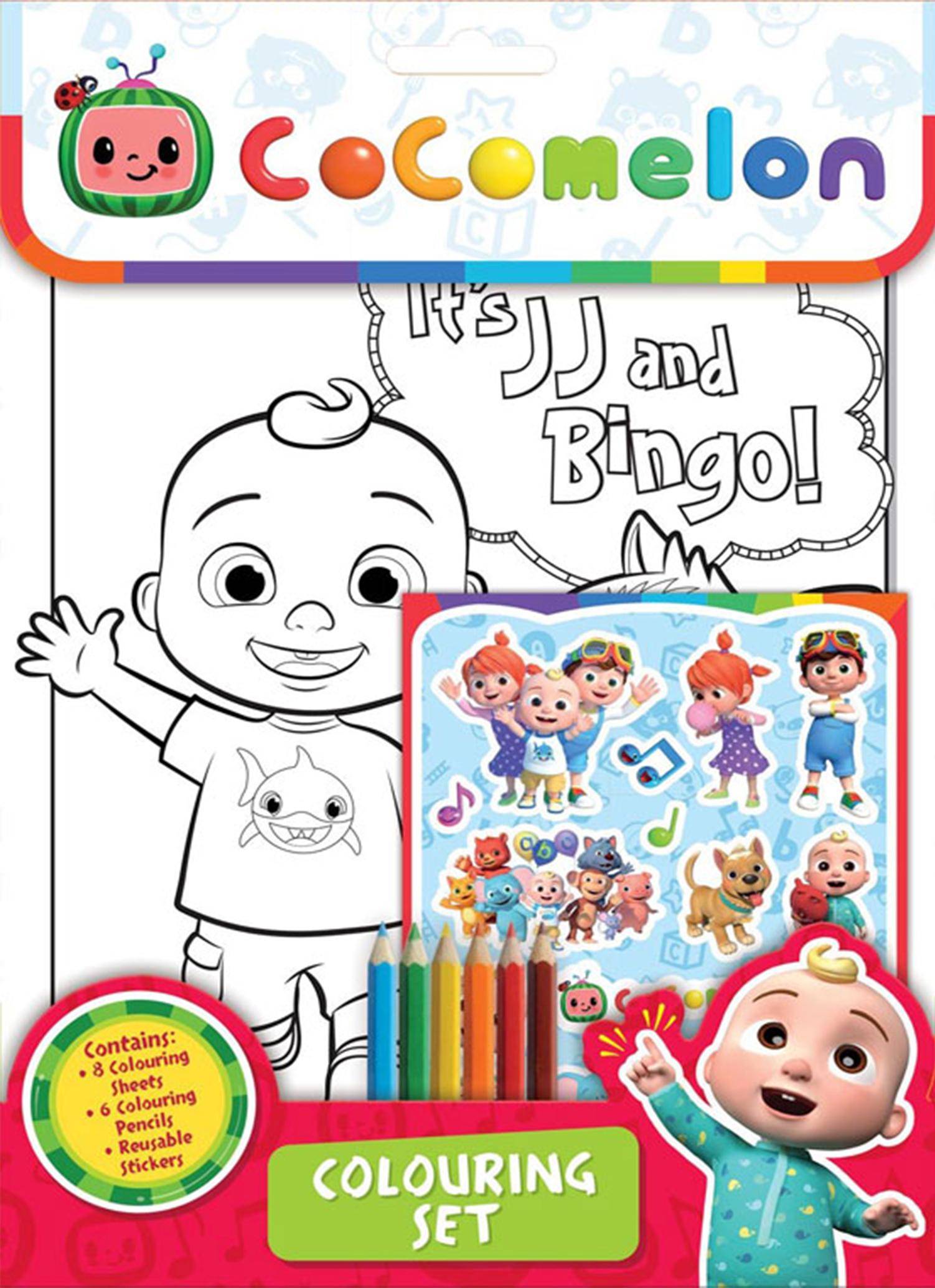 COCOMELON COLOURING SET
