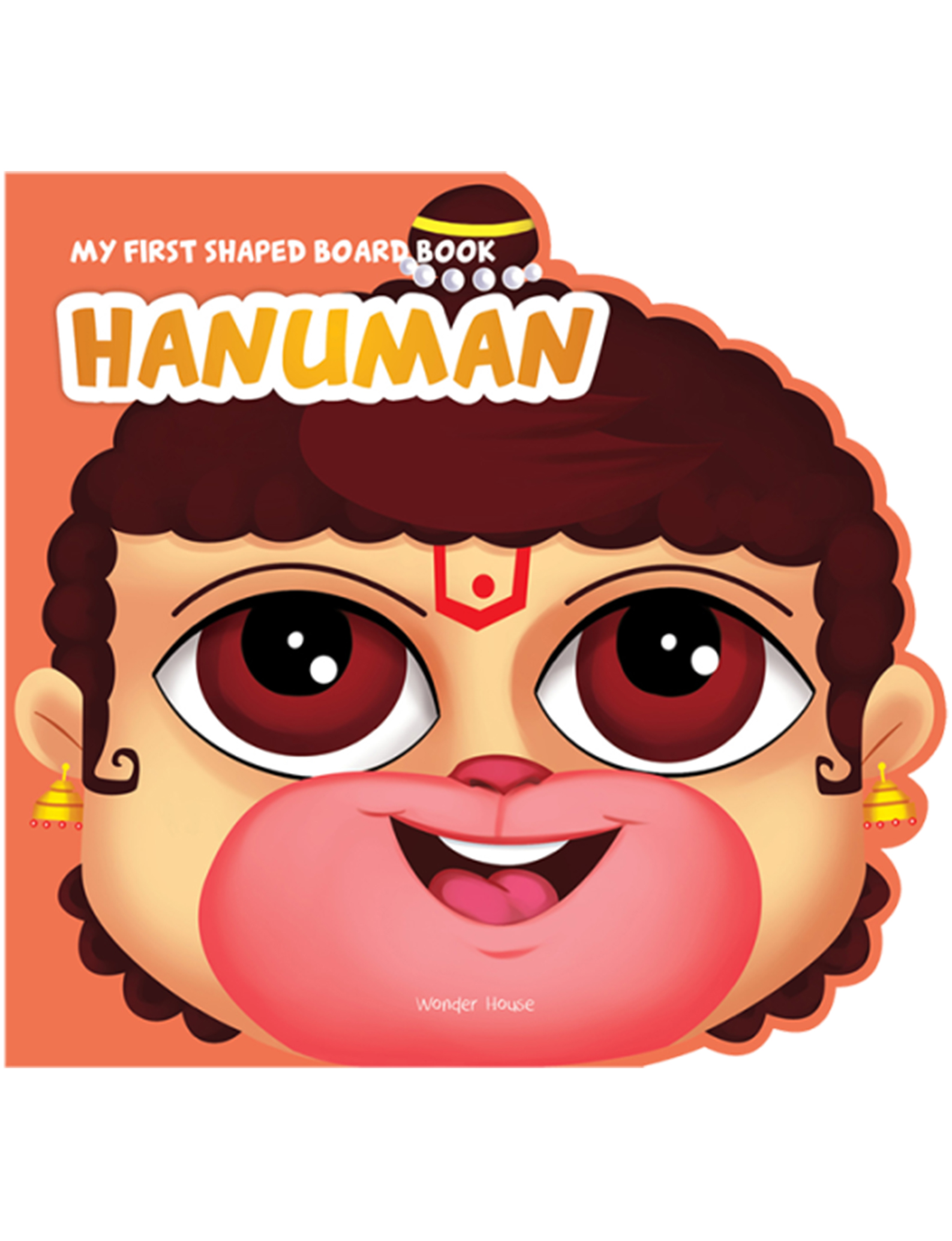 My First Shaped Board Book: Illustrated Lord Hanuman Hindu Mythology Picture Book for Kids Age 2+