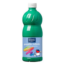 LB EDUCATION GOUACHE REDIMIX 1L BTL VIVID GREEN