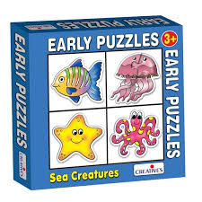 CREATIVES - EARLY PUZZLES - SEA CREATURES
