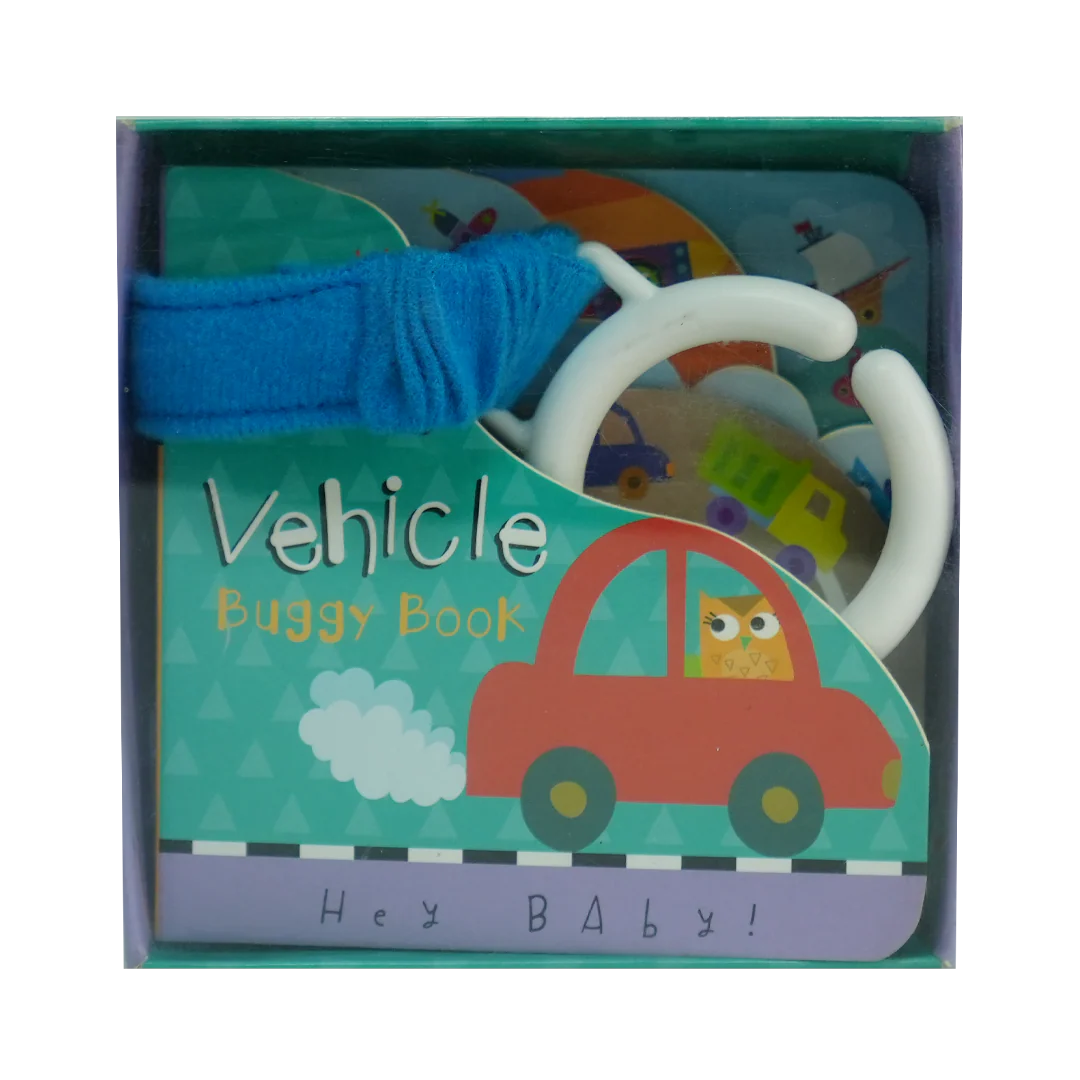 Vehicle Buggy Book - Die Cut Board Book