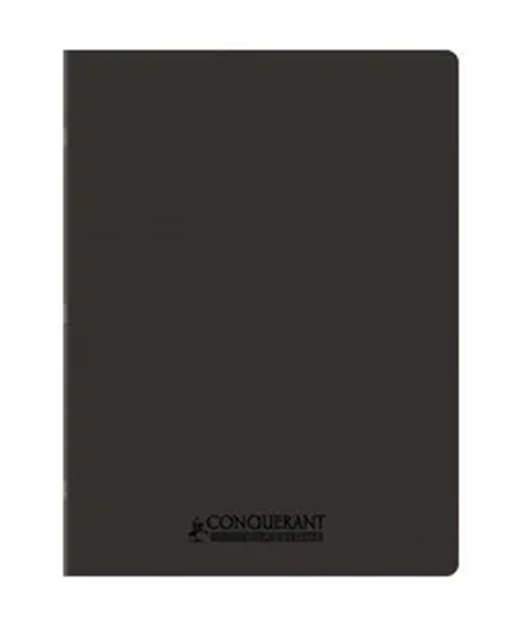 Cahier Seyes 24x32 96Pgs 90G Noir Polypro Conquerant Ref 3334-02188