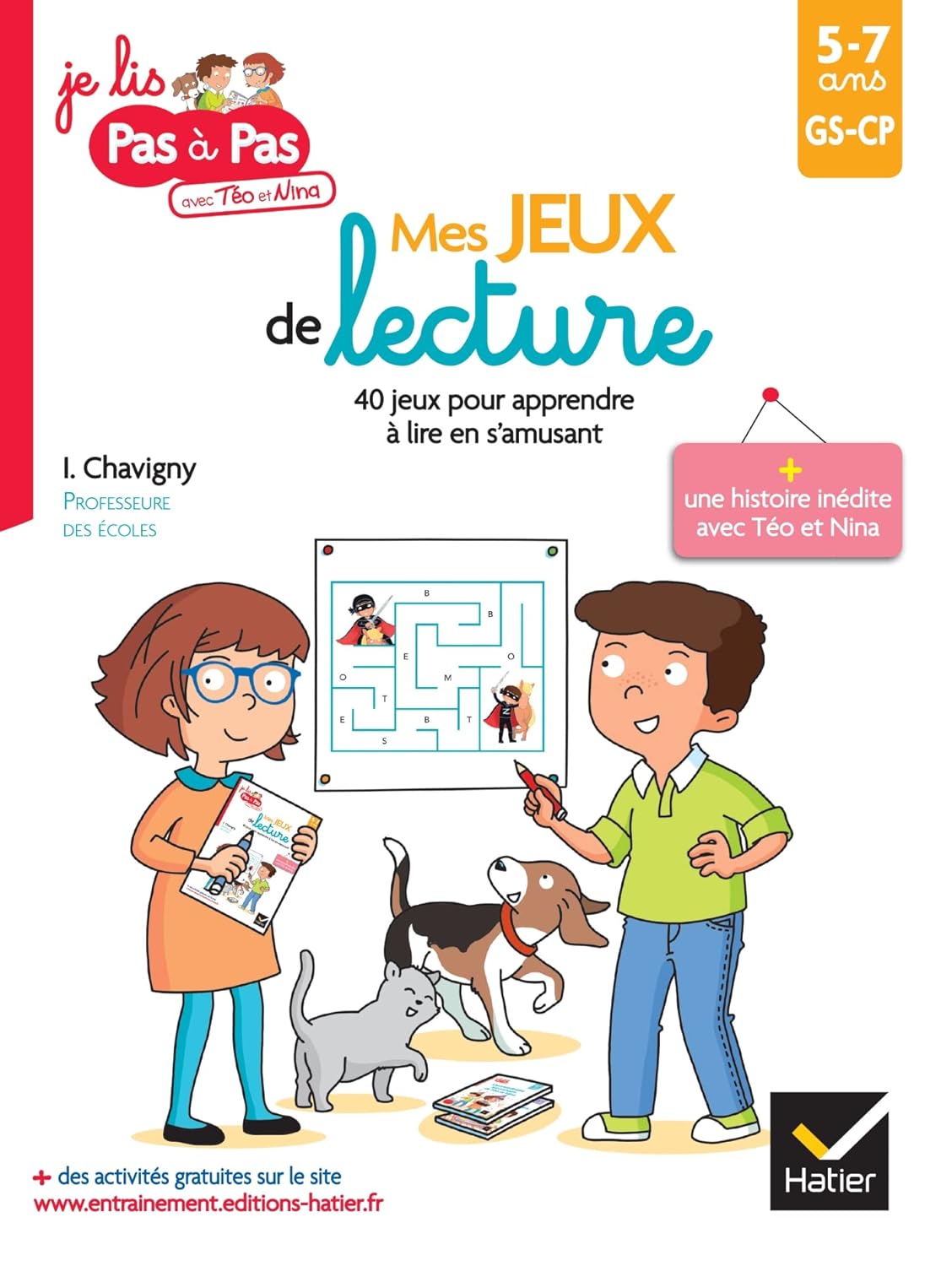 Mes Jeux De Lecture - Téo Et Nina - GS-CP