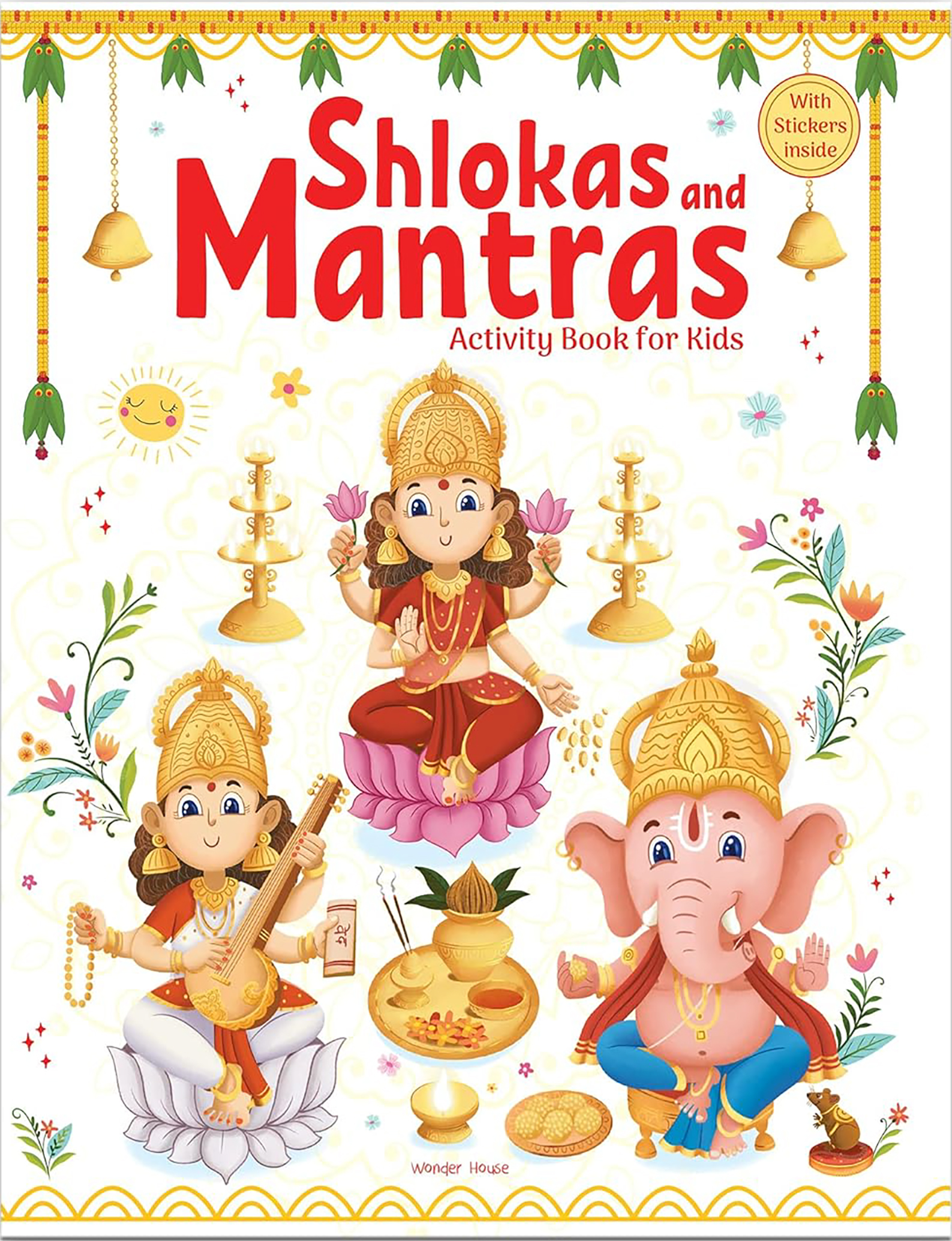 Shlokas & Mantras - Activity Book For Kids - Illustrated Book With Engaging Activities & Sticker