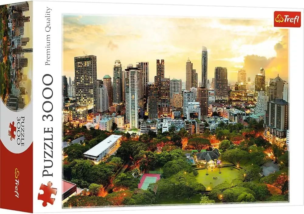 Puzzles -  3000  - Sunset in Bangkok   500 px