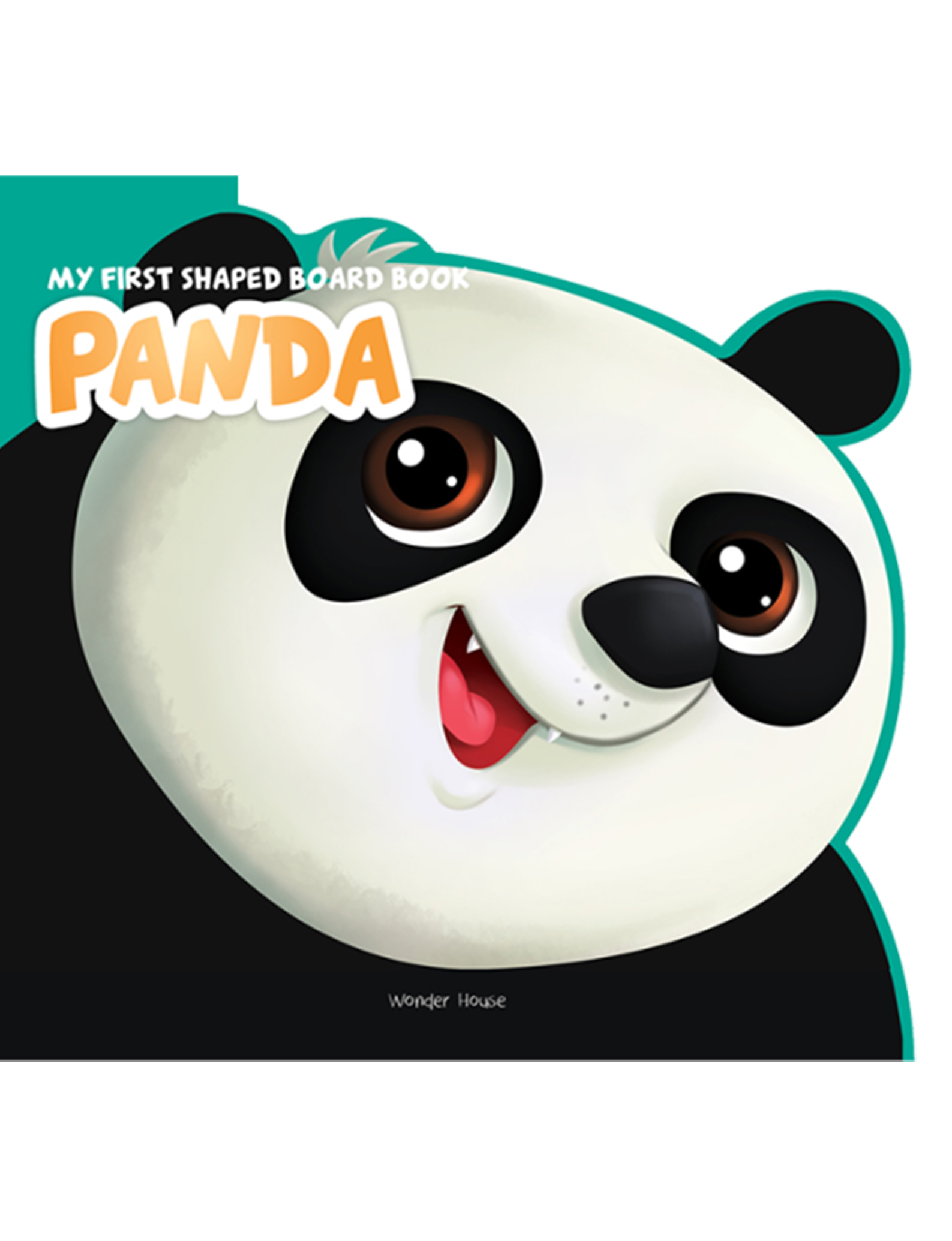 My First Shaped Board book - Panda Die-Cut Animals Picture Book for Children