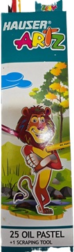 Oil Pastel Hauser Set of 25 Clrs