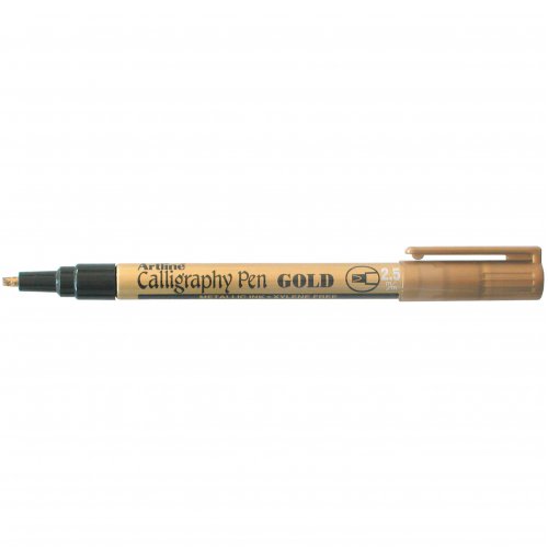 Calligraphy Pen Gold 2.5mm Artline Ref EK993