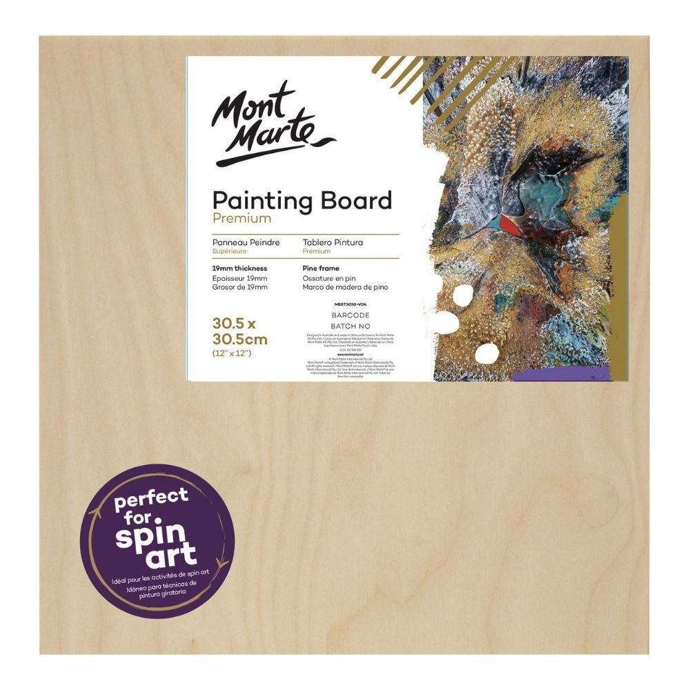 Painting Board 30.5x30.5cm Mont Marte