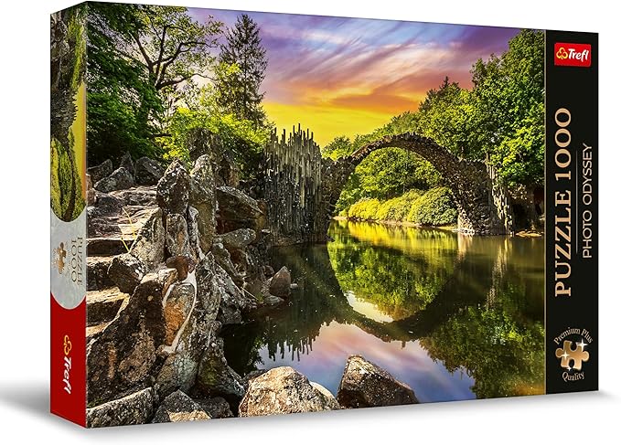 Puzzles 1000pcs Premium Plus Photo Odyssey Rakotz Bridge in Kromlau Germany Trefl 10811