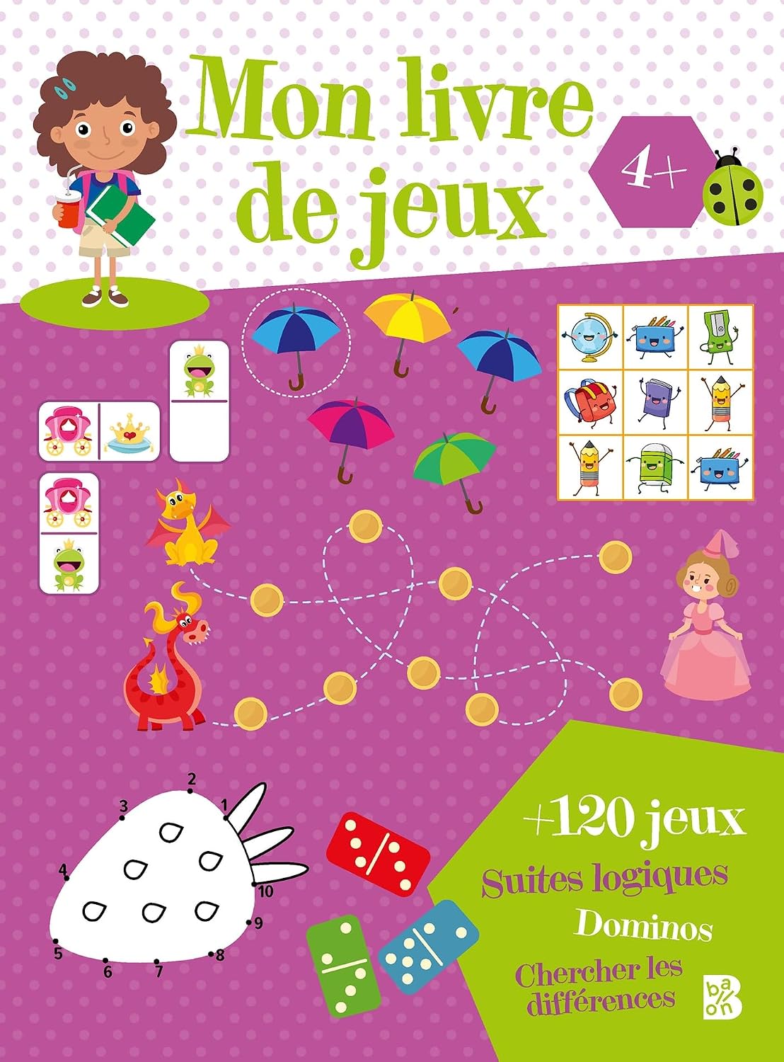 Mon Livre De Jeux (Rose) - 4+