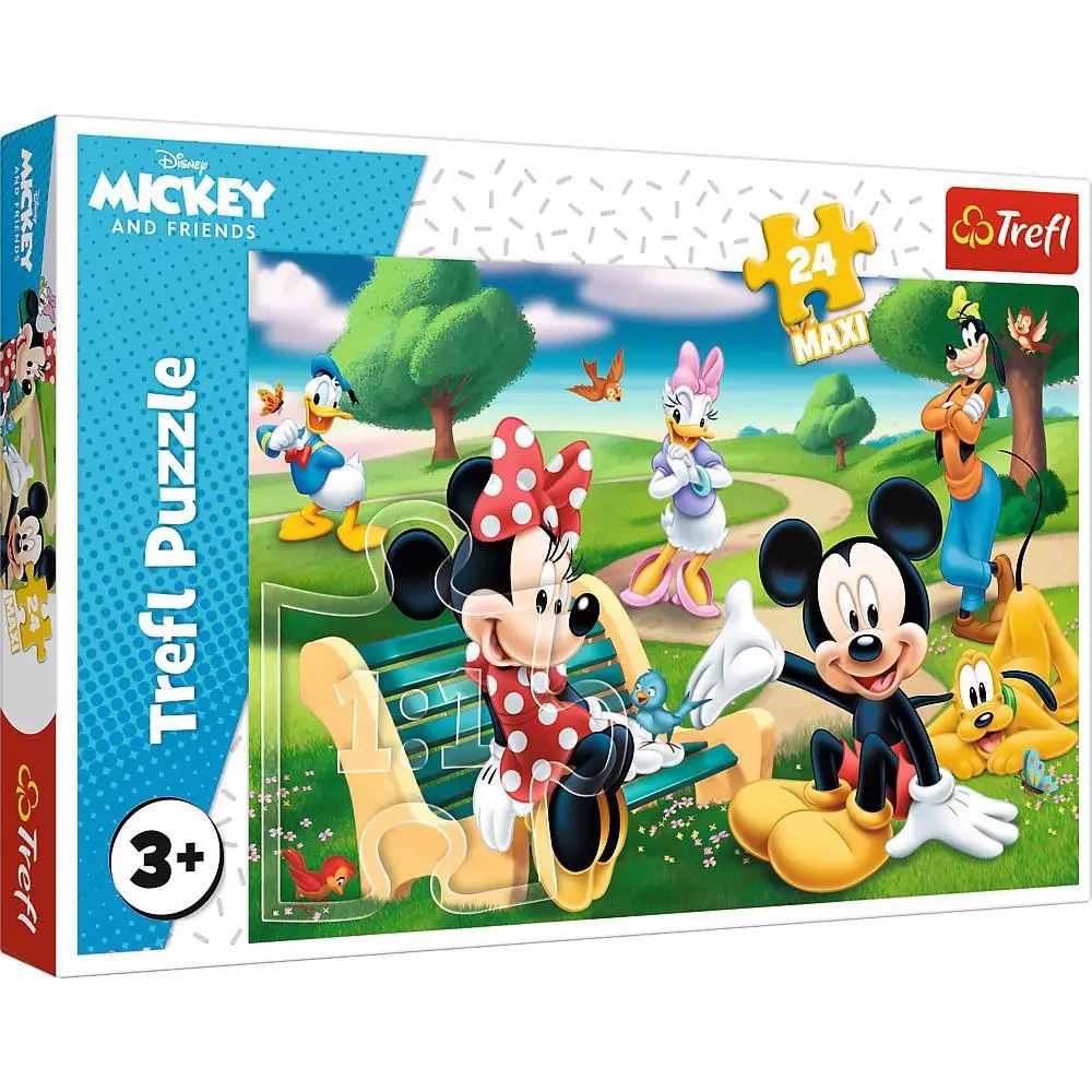 Puzzles -  24Maxi  - Mickey Mouse among friends   Disney Standard Characters