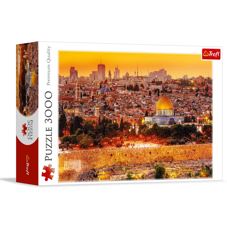 Puzzles -  3000  - The roofs of Jerusalem   Fototeca