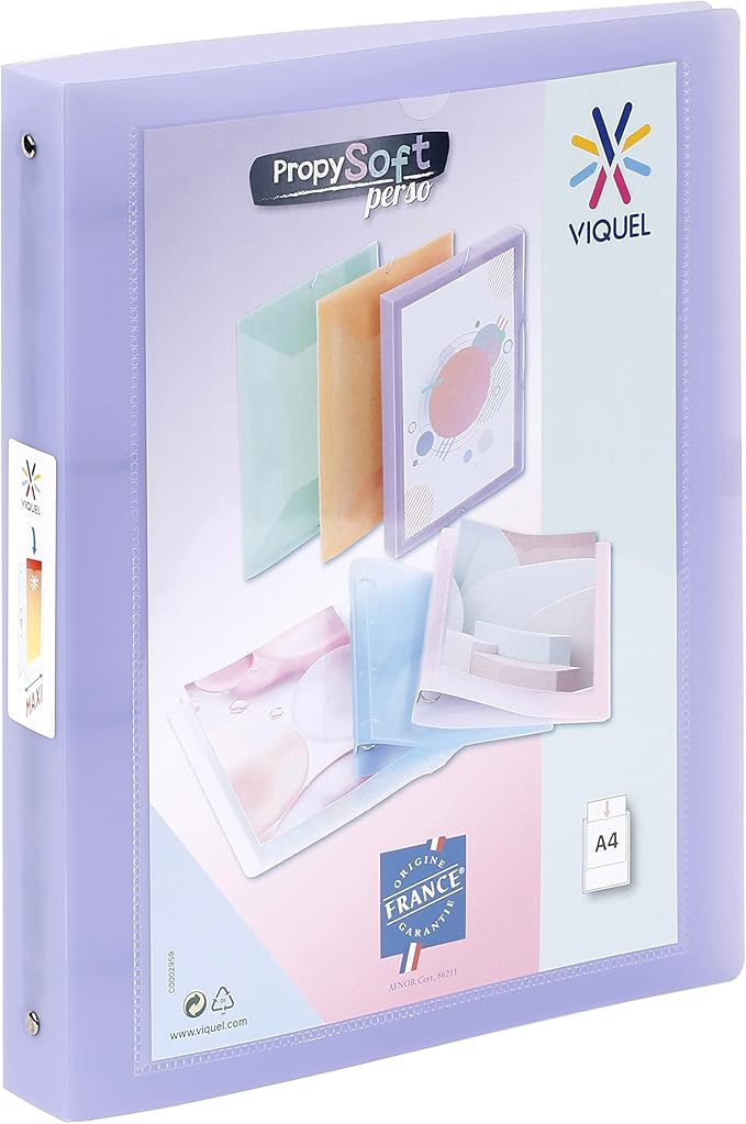CLasseur A4 4Anneaux DOS 4CM  Office Design VIQUEL 443730
