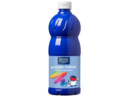 LB EDUCATION GOUACHE REDIMIX 1L BTL BRILLIANT BLUE