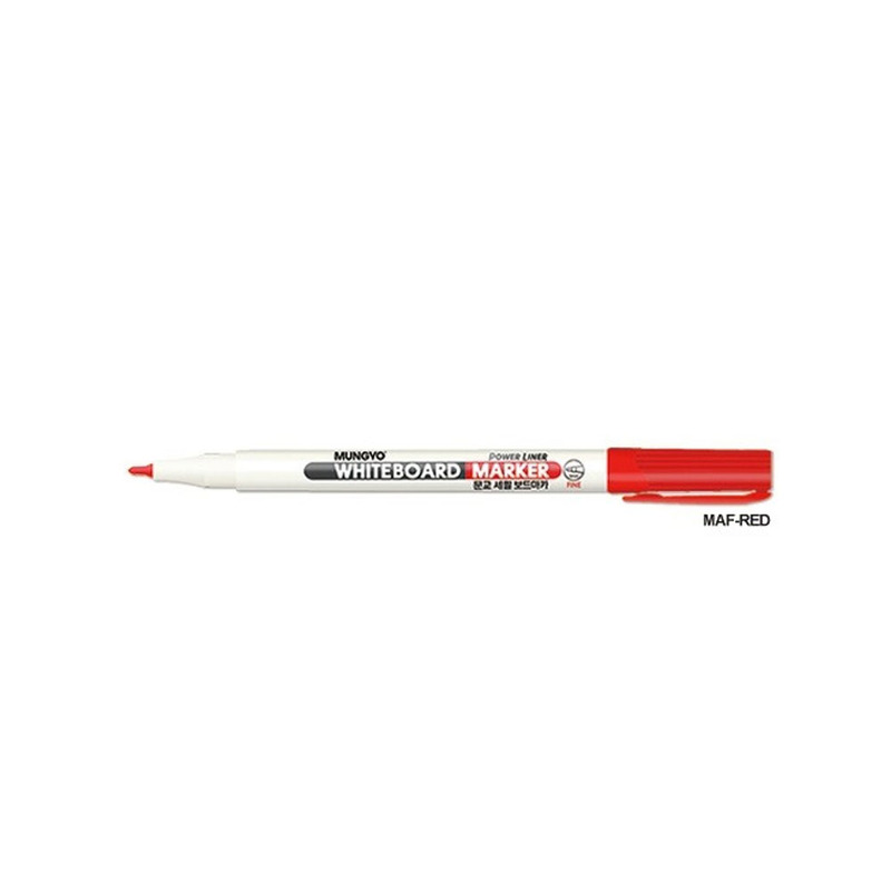 Whiteboard Marker Fine Red Mungyo