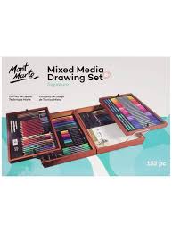 Mixed Media Drawing Set Of 152pcs Mont Marte