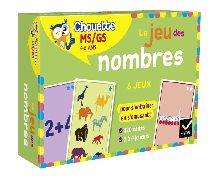 Le Jeu Des Nombres - Chouette - MS/GS
