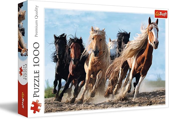 Puzzles -  1000  - Galloping horses   500 px