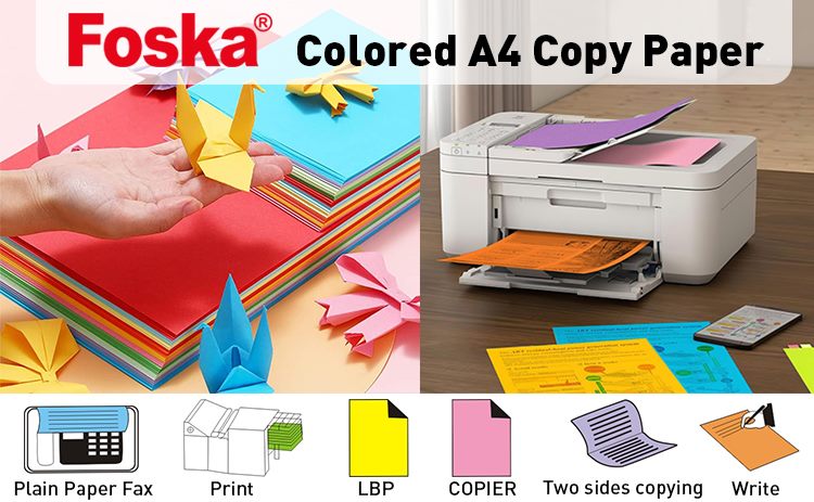 Handemade Origami Color Paper x 100 Sheets CP6080-100 FOSKA