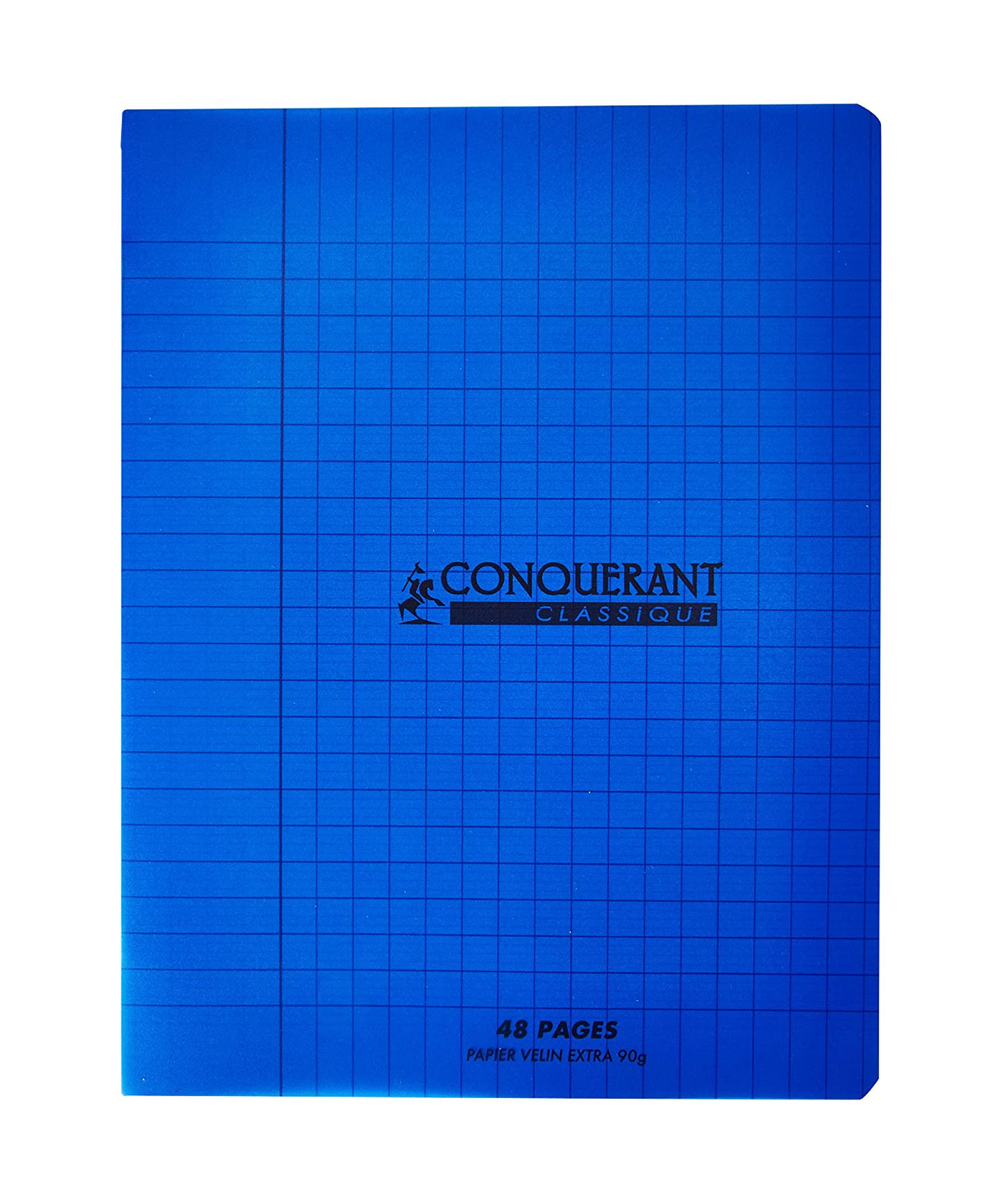 Cahier Seyes 17X22 48P 90G Bleu Polypro  Conquerant Ref 0955