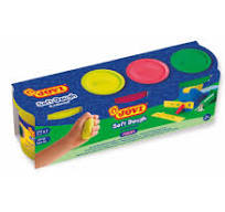 Jovi Blandiver Soft Dough 3 Jars of 110g Fluo