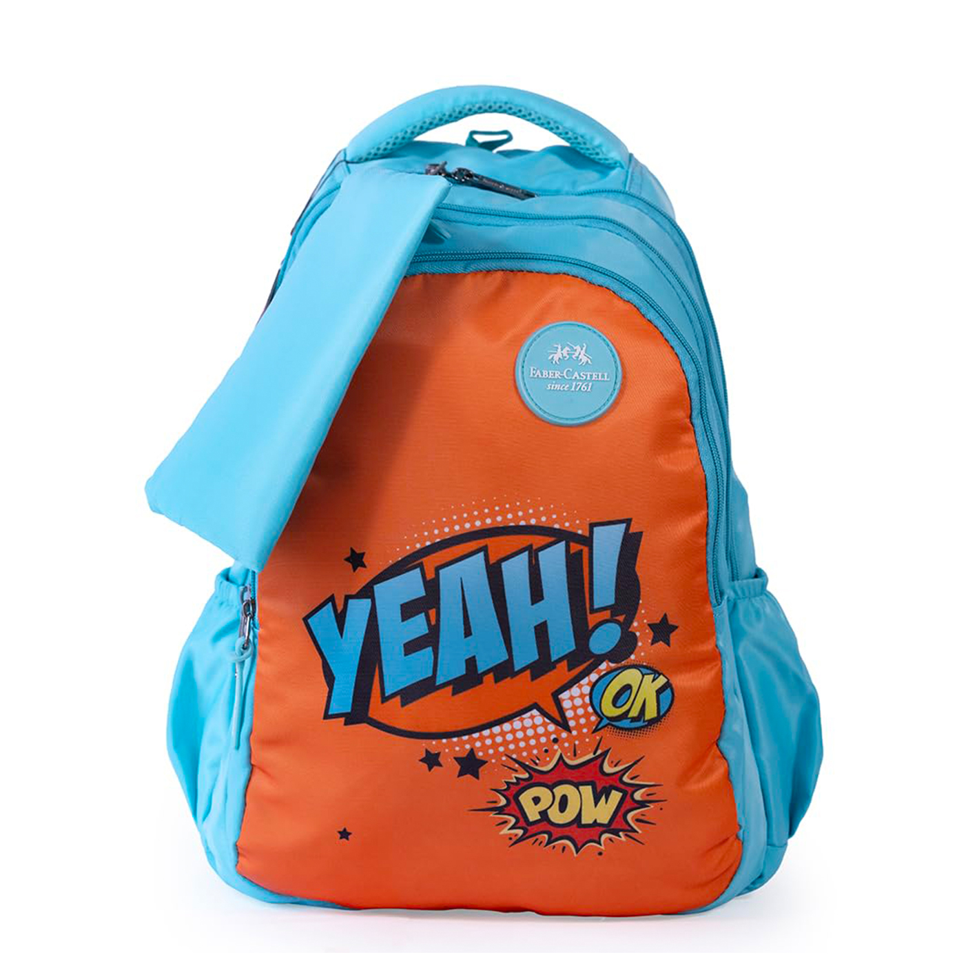 School Bag Pow Skyblue Faber Castell 574608