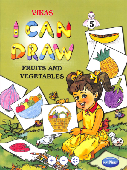 I Can Draw Fruits And Vegetables Bk5-F-1235