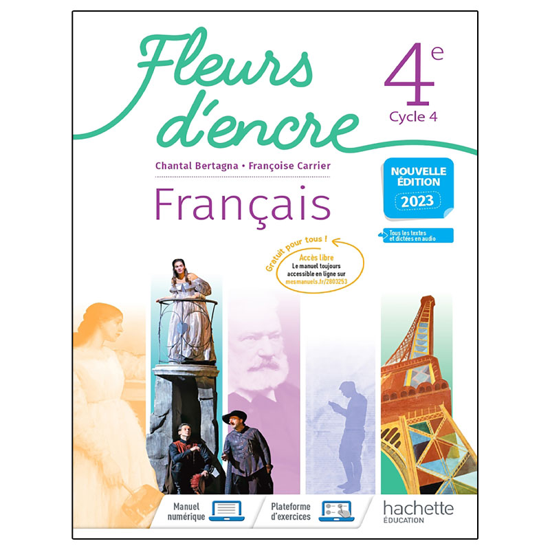 FLEURS D'ENCRE FRANCAIS 4E ED LIVRE ELEVE