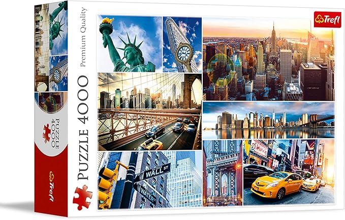 Puzzles -  4000  - New York - collage   Trefl
