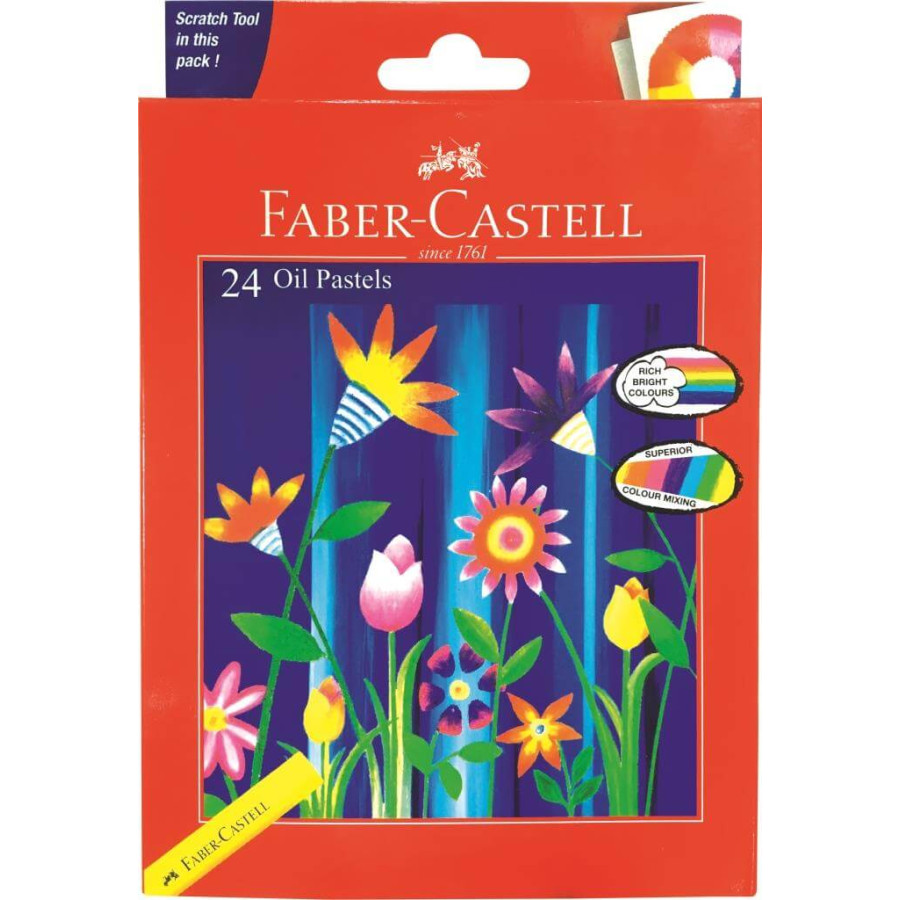 OIL PASTEL JUMBO FABER CASTEL SET OF  24 FC126024
