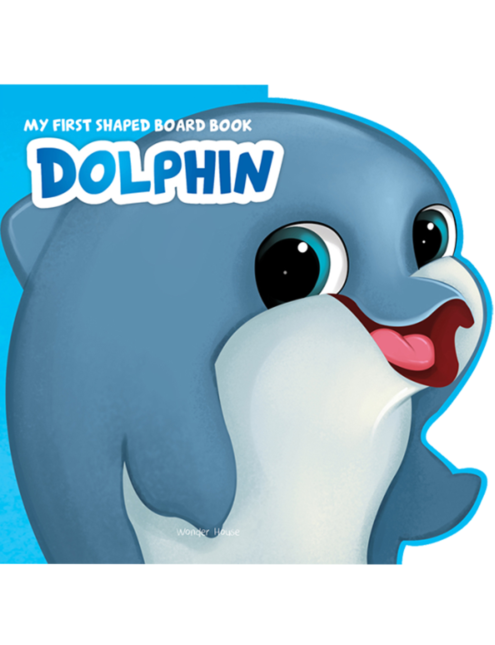 My First Shaped Board book - Dolphin Die-Cut Animals Picture Book for Children