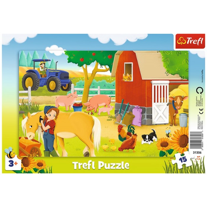 Puzzles  15 Frame  On a farm 31356