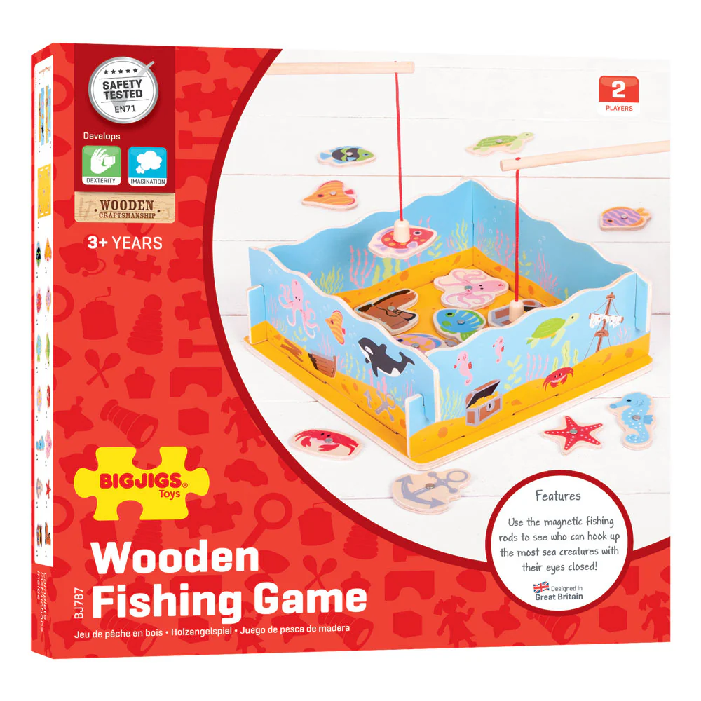 Magnetic Fishing Game with Base BIGJIGS BJ787