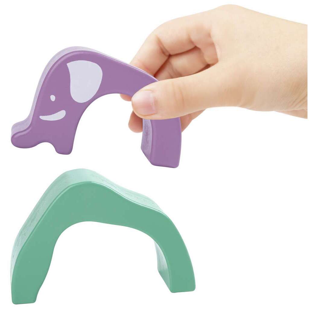 Safari Elephant Stacking Blocks HAPE 0489