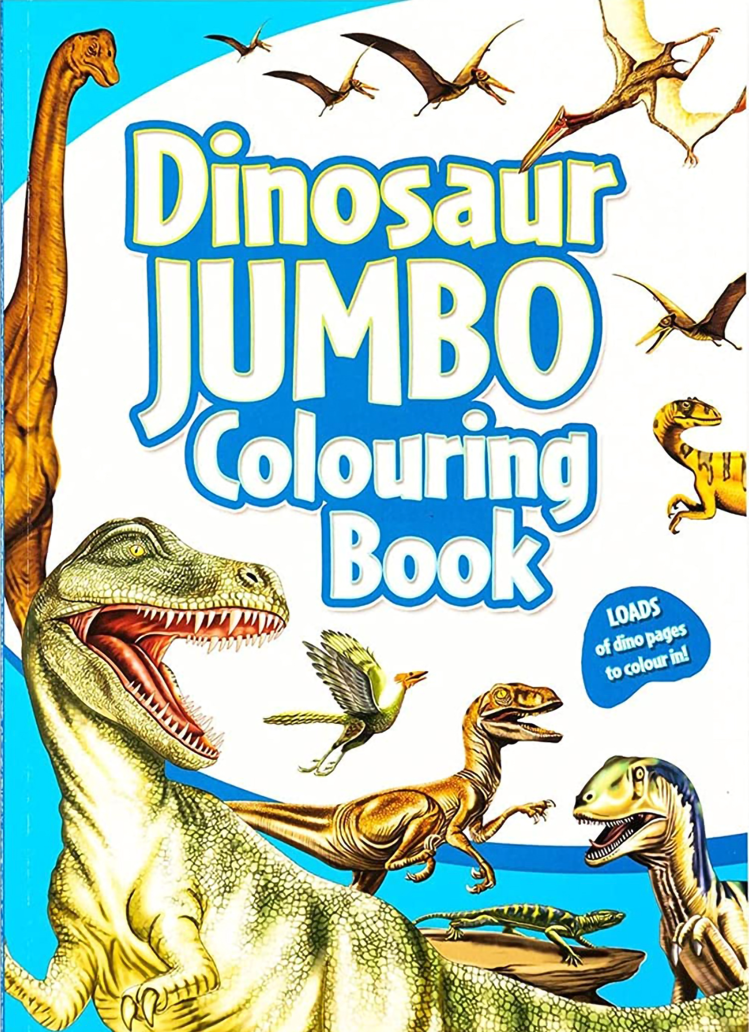 Dinosaur Jumbo Colouring Book