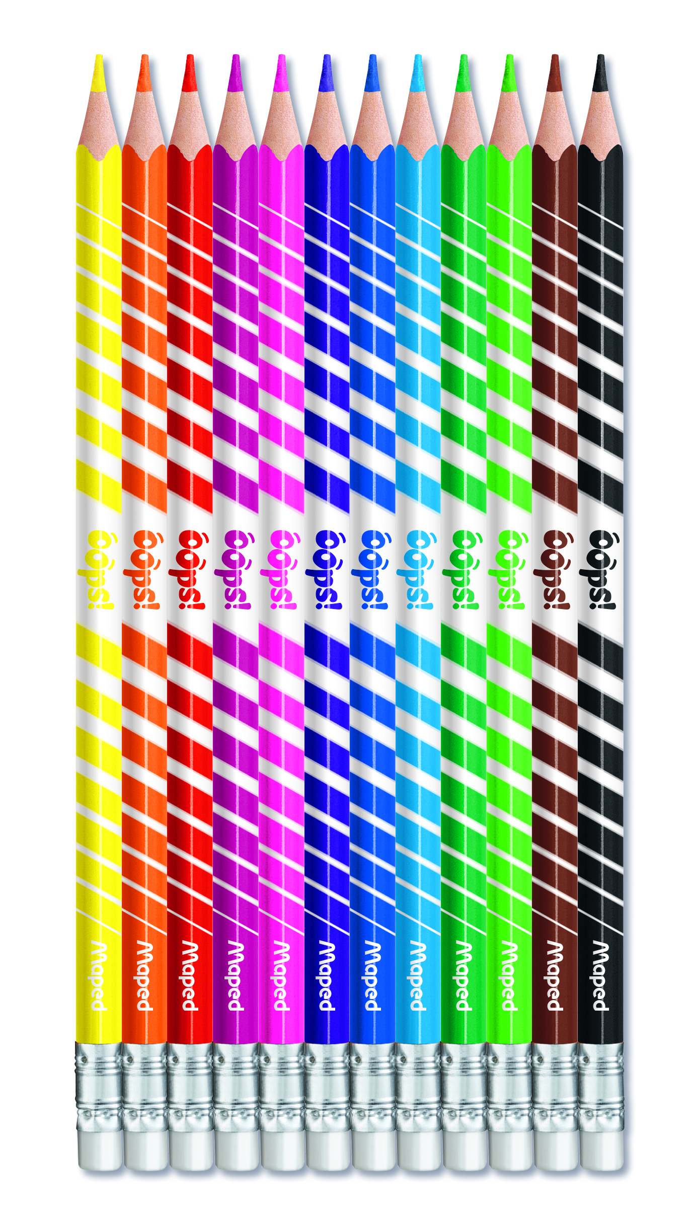 Colour Pencils Erasable Color'peps X 12 Cardboard Box MAPED 832812