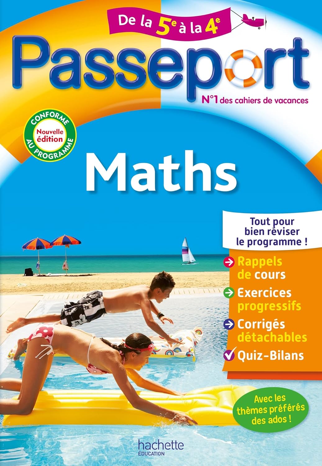 Maths - Cahier De Vacances Passeport 2025 - 5e-4e