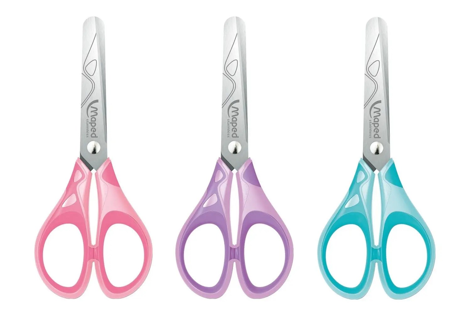 Scissors Essentials Soft Pastel 13CM Display MAPED 464413