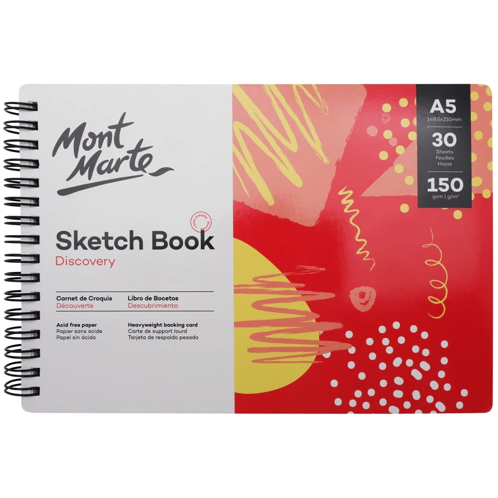 MM Sketch Book 150gsm A5 Spiral 30sh