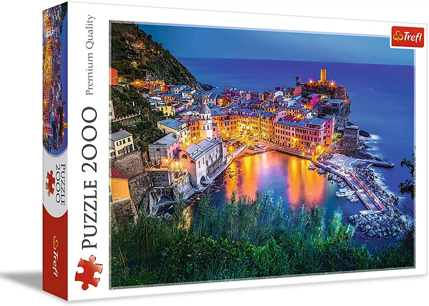 Puzzles -  2000  - Vernazza at dusk   500 px