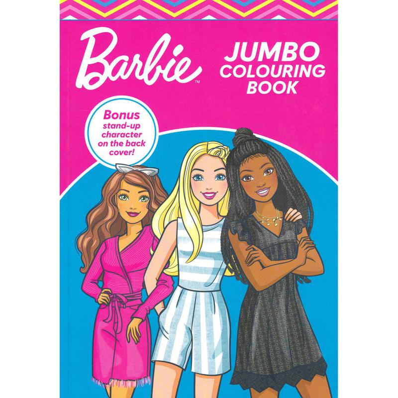 Jumbo Colouring Book - Barbie #1