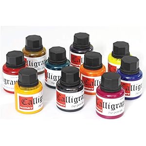 Calligraphy Ink Set of 10 Colors 35ML ISOMARS CG10