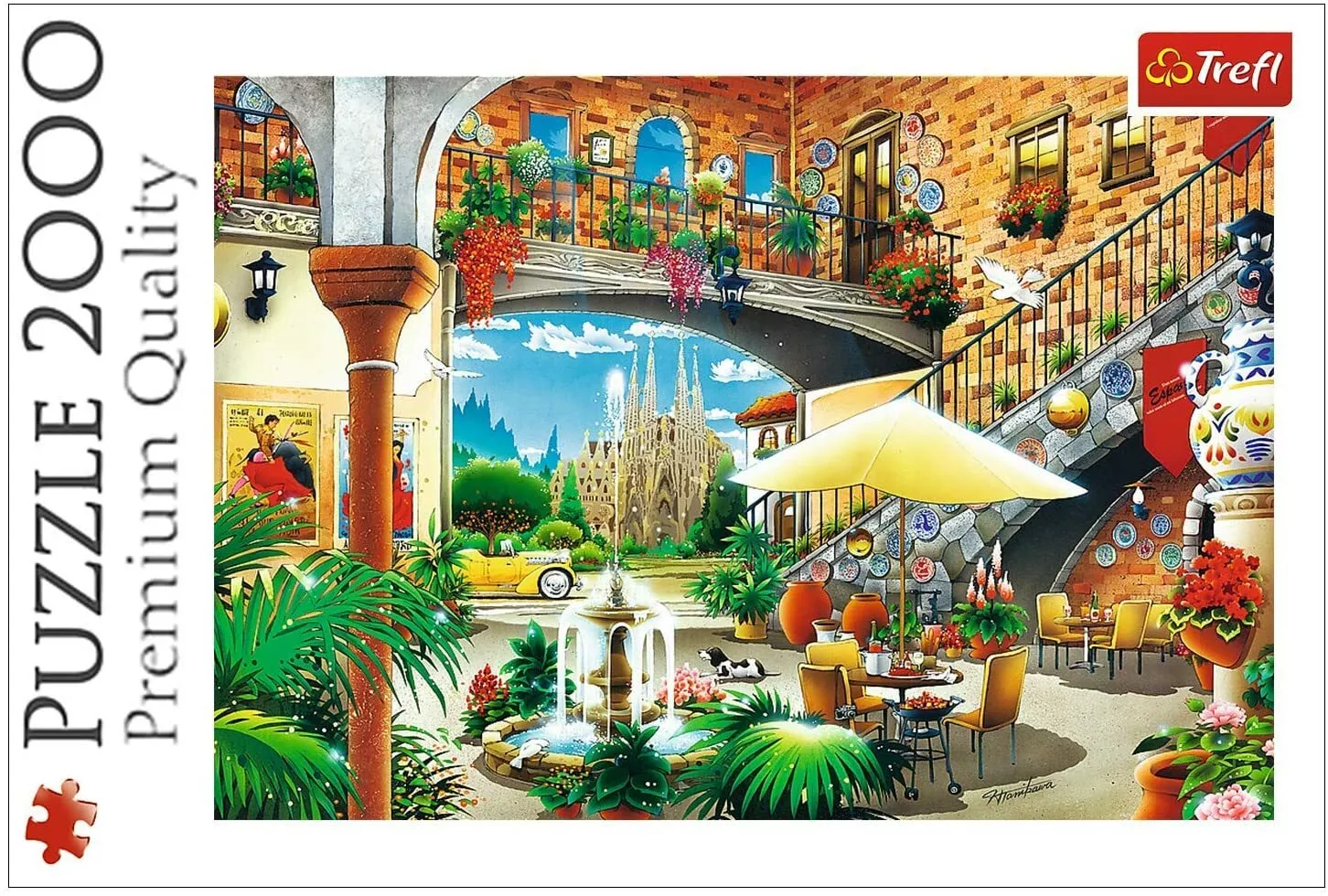Puzzles -  2000  - Vista of Barcelona