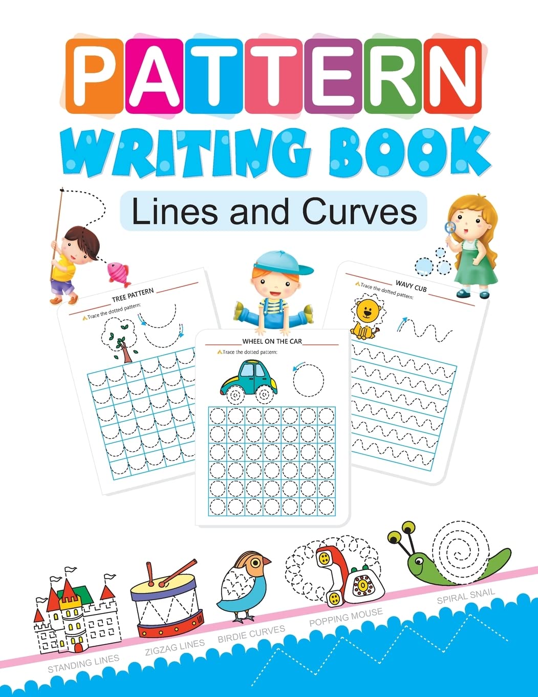 Lines And Curves - Pattern Writing Book