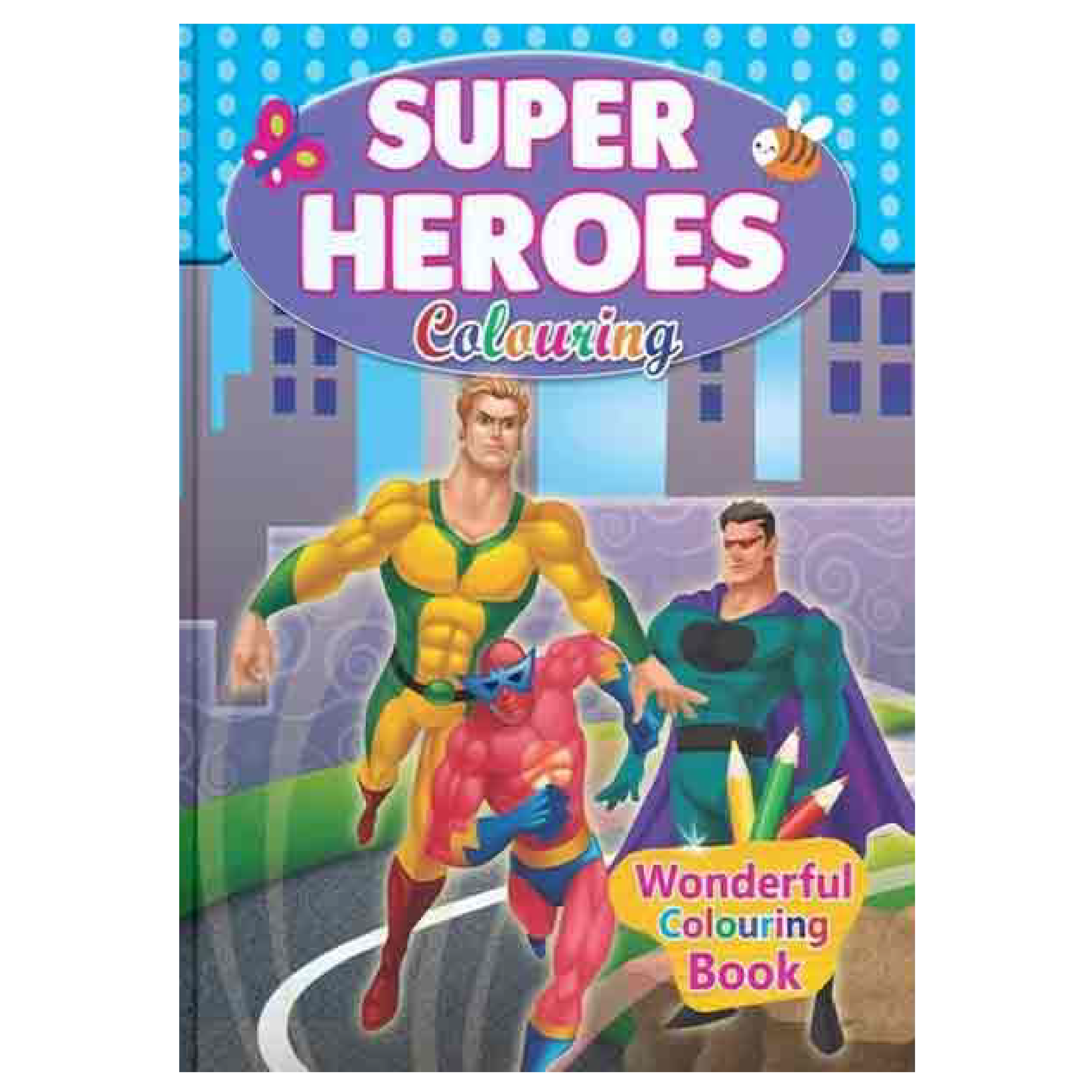 Super Heroes - Colouring Book