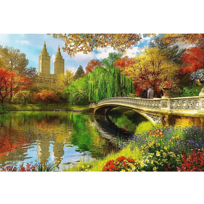Puzzles 500+1pcs Wooden Puzzles  Central Park Manhattan New York Trefl 20157
