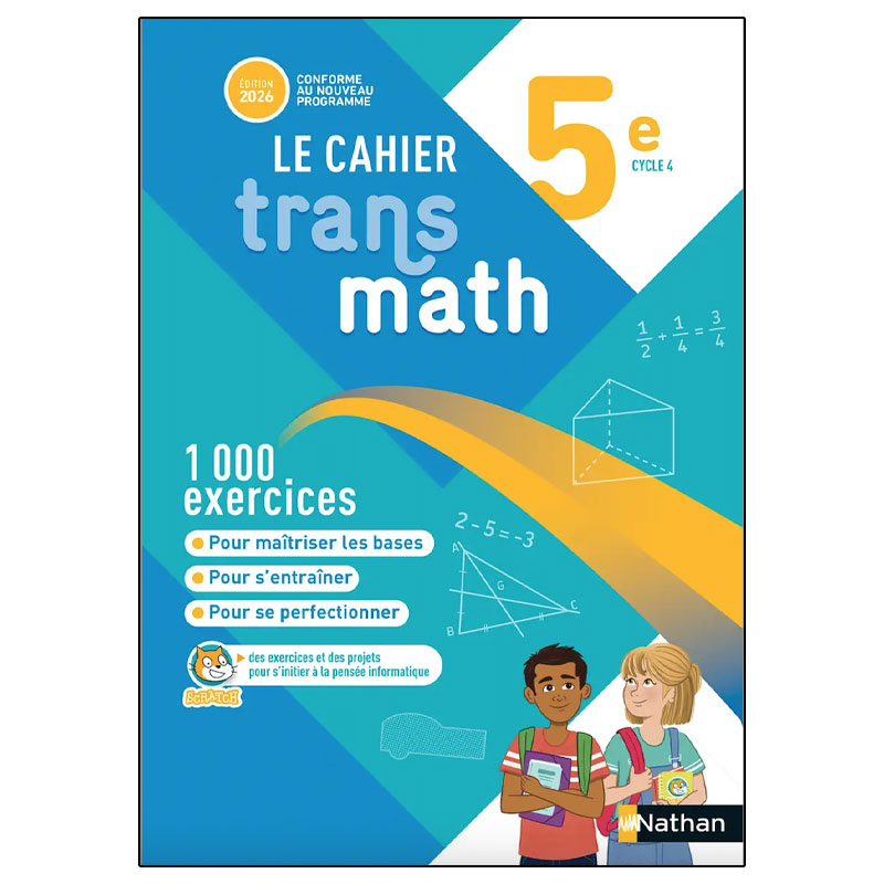 Transmath Mathématiques 5e - Cahier élève 2026 